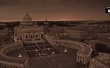 St. Peter's Basilica in Rome features in a new apocalyptic video produced by Islamic State. (screen capture)