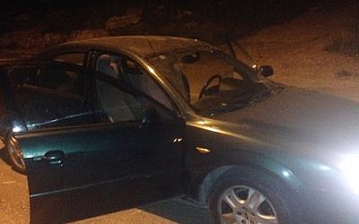 A stolen car sold to a police undercover agent who revealed a ring of criminals operating in the ultra-Orthodox Mea Shearim neighborhood of Jerusalem and in Ramat Beit Shemesh, an ultra-Orthodox offshoot of Beit Shemesh. (Israel Police)