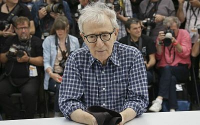 Director Woody Allen poses for photographers during a photo call for the film 'Irrational Man,' at the 68th Cannes International Film Festival in southern France, Friday, May 15, 2015. (Joel Ryan/Invision/AP)