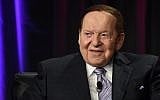 Sheldon Adelson, 2014 (Ethan Miller/Getty Images, via JTA)