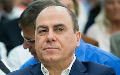 Interior Minister Silvan Shalom, October 6, 2015. ( Moshe Shai/FLASH90)