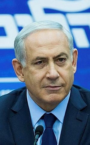 Prime Minister Benjamin Netanyahu leads a Likud faction meeting at the Knesset on December 21, 2015. (Yonatan Sindel/Flash90)