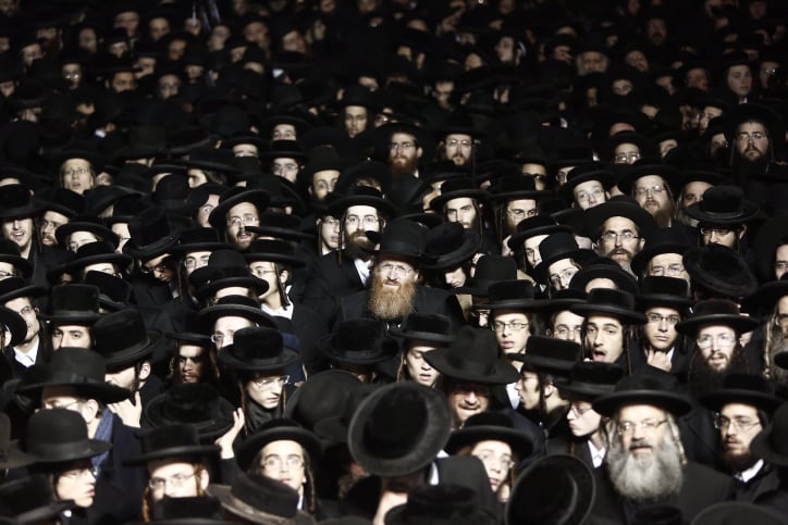 .Ultra-orthodox Jewish men protest against the army draft, in Jerusalem's Mea Shearim neighborhood, December 22, 2015. (Yonatan Sindel/Flash90) Ultra-orthodox Jewish men protest against the army draft, in Jerusalem's Mea Shearim neighborhood, December 22, 2015. (Yonatan Sindel/Flash90)
