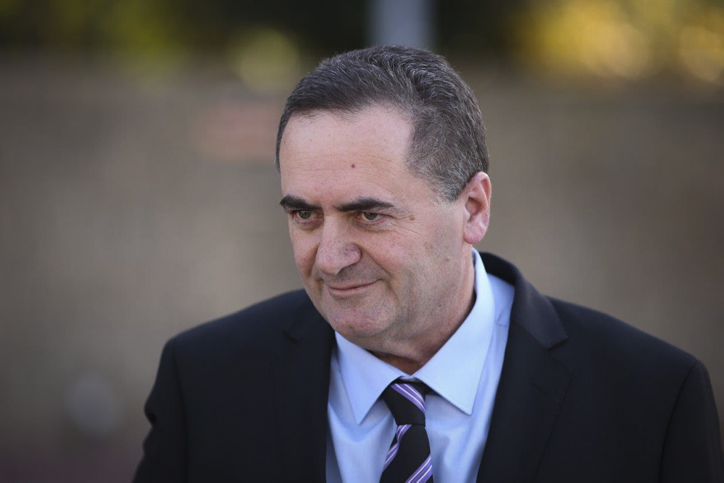 Transportation Minister Yisrael Katz arrives to cast his vote in the Likud primaries in Tel Aviv, December 29, 2015. (Flash90) Transportation Minister Yisrael Katz arrives to cast his vote in the Likud primaries in Tel Aviv, December 29, 2015. (Flash90)