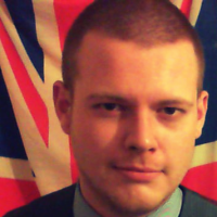 Selfie taken by British anti-Semitic activist Joshua Bonehill-Paine, January 16, 2015. (Wikipedia/CC BY-SA 4.0)