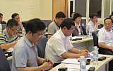 Participants in a Lahav Executive Education program at Tel Aviv University (Courtesy)