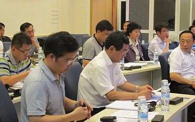 Participants in a Lahav Executive Education program at Tel Aviv University (Courtesy)