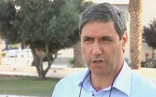 Mayor of Afula Yitzhak Meron. (YouTube/NEWSROOMNORTH1)