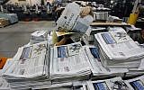 Illustrative photos of newspapers at the Las Vegas Review-Journal in Las Vegas on March 31, 2006.  (AP/Jae C. Hong, File)