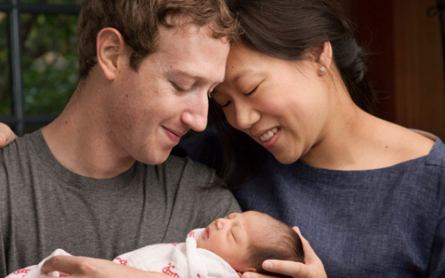 Mark Zuckerberg, Priscilla Chan and their daughter Max. (Mark Zuckerberg via Facebook) Mark Zuckerberg, Priscilla Chan and their daughter Max. (Mark Zuckerberg via Facebook)