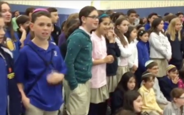 Illustrative: Global Hatikvah, December 2015. (YouTube screenshot) Illustrative: Global Hatikvah, December 2015. (YouTube screenshot)