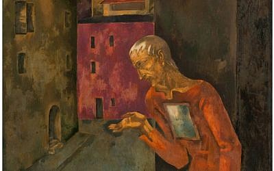 Detail from The Beggar, courtesy of the The Company for Location and Restitution of Holocaust Victims’ Assets