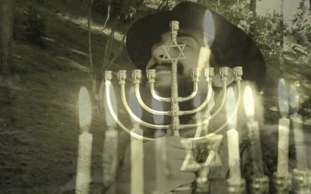 Screenshot from 'SHALOM - Adele "Hello" Chanukah/Hanukkah Parody.' (YouTube) Screenshot from 'SHALOM - Adele "Hello" Chanukah/Hanukkah Parody.' (YouTube)