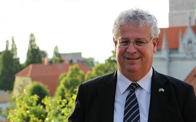 Ambassador Isaac Bachman (courtesy Israeli embassy Stockholm)