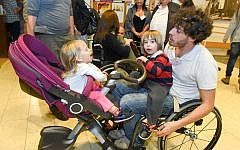 The Easystroll wheelchair allows disabled individuals to take their kids wherever they go (Courtesy)