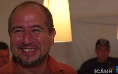 Ernesto Montenegro, head of the Colombian Institute of Anthropology and History. (AFP/YouTube screenshot) Ernesto Montenegro, head of the Colombian Institute of Anthropology and History. (AFP/YouTube screenshot)
