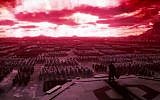 A screen shot showing imperial troops massed in a Nazi-like rally in "Star Wars: The Force Awakens." (screen capture: YouTube)