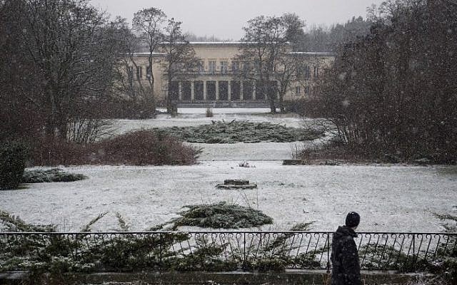 This file photo taken on January 13, 2016 shows the main grounds of the Communist Free German Youth (FDJ-Freie Deutsche Jugend) school complex, built in the 1950s, near the Bogensee lake, north of Berlin, taken on January 13, 2016. (John Macdougal/AFP) This file photo taken on January 13, 2016 shows the main grounds of the Communist Free German Youth (FDJ-Freie Deutsche Jugend) school complex, built in the 1950s, near the Bogensee lake, north of Berlin, taken on January 13, 2016. (John Macdougal/AFP)