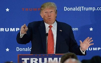 Republican presidential candidate Donald Trump speaks at a rally in Nashua, New Hampshire, December 28, 2015. (Darren McCollester/Getty Images/AFP) Republican presidential candidate Donald Trump speaks at a rally in Nashua, New Hampshire, December 28, 2015. (Darren McCollester/Getty Images/AFP)