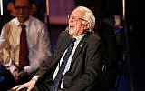 Democratic presidential candidate Sen. Bernie Sanders speaks during the the Iowa Brown and Black Forum from Drake University on January 11, 2016 in Des Moines, Iowa (Joe Raedle/Getty Images/AFP)