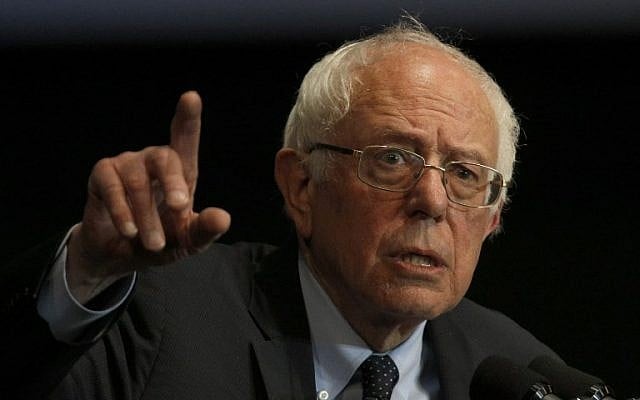 Democratic presidential candidate Bernie Sanders speaks at Boutwell Auditorium, January 18, 2016 in Birmingham, Alabama (Hal Yeager/Getty Images/AFP)