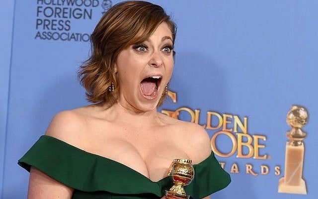 Rachel Bloom poses in the press room with the award for best actress in a TV series, comedy or musical, for her role in "Crazy Ex-Girlfriend" at the 73rd annual Golden Globe Awards on Sunday, January 10, 2016, at the Beverly Hilton Hotel in Beverly Hills, Calif. (Photo by Jordan Strauss/Invision/AP) Rachel Bloom poses in the press room with the award for best actress in a TV series, comedy or musical, for her role in "Crazy Ex-Girlfriend" at the 73rd annual Golden Globe Awards on Sunday, January 10, 2016, at the Beverly Hilton Hotel in Beverly Hills, Calif. (Photo by Jordan Strauss/Invision/AP)