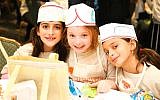 More than 1,100 children learned to make challah at Kids Mega Challah Bake in New York, January 12, 2016. (Benams Photo/Courtesy of Chabad via JTA)