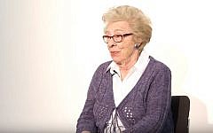 Holocaust survivor Eva Schloss, step-sister to Anne Frank. (YouTube/Jewish Museum London)