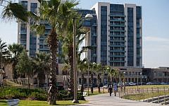 A view of Herzliya on December 12, 2015. (Nati Shohat/Flash 90)