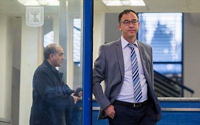 State Prosecutor Shai Nitzan outside the Ministry of Justice, Jerusalem, December 23, 2015. (Yonatan Sindel/Flash90)