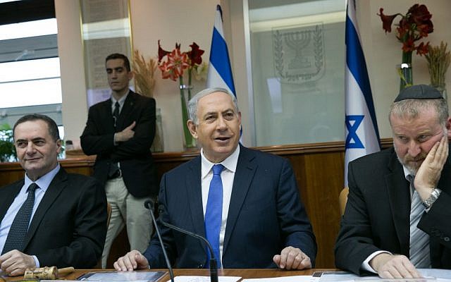 Prime Minister Benjamin Netanyahu leads the weekly cabinet meeting on January 24, 2016. (Ohad Zwigenberg/POOL) Prime Minister Benjamin Netanyahu leads the weekly cabinet meeting on January 24, 2016. (Ohad Zwigenberg/POOL)