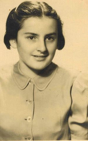 Judith Shaked in Prague before her departure for Denmark, 1939. (Courtesy)