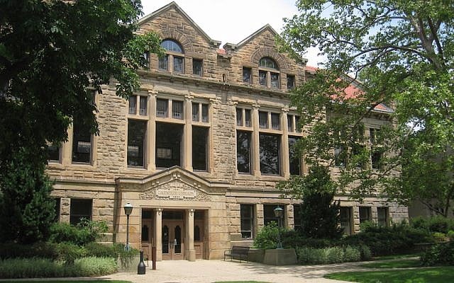 A building on the Oberlin College campus, Oberlin, Ohio. (Wikimedia Commons) A building on the Oberlin College campus, Oberlin, Ohio. (Wikimedia Commons)