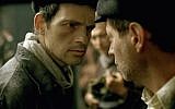 Géza Röhrig as Saul in 'Son of Saul.' (Courtesy of Sony Pictures Classics, via JTA)