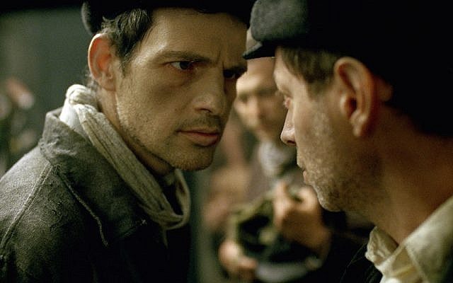 Géza Röhrig as Saul in 'Son of Saul.' (Courtesy of Sony Pictures Classics, via JTA)