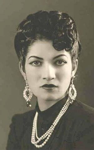 An undated photo of Iranian Princess Ashraf (Wikimedia Commons/Public Domain)