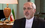 Iranian Foreign Minister Mohammad Javad Zarif. (YouTube/Al Jazeera America)