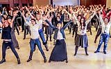 Participants in an Israel trip aimed at Jewish mothers sponsored by the Jewish Women’s Renaissance Project. (Aviram Waldman/JTA)