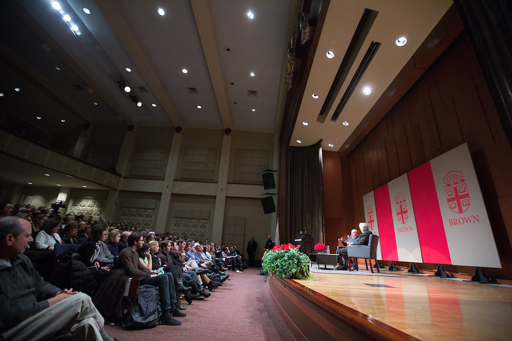 Appearing on January 28, 2016 at Brown University in Providence, Jewish Agency for Israel Chairman Natan Sharansky and Hollywood legend Michael Douglas held a conversation on Jewish identity and pluralism. (Elan Kawesch/The Times of Israel) Appearing on January 28, 2016 at Brown University in Providence, Jewish Agency for Israel Chairman Natan Sharansky and Hollywood legend Michael Douglas held a conversation on Jewish identity and pluralism. (Elan Kawesch/The Times of Israel)