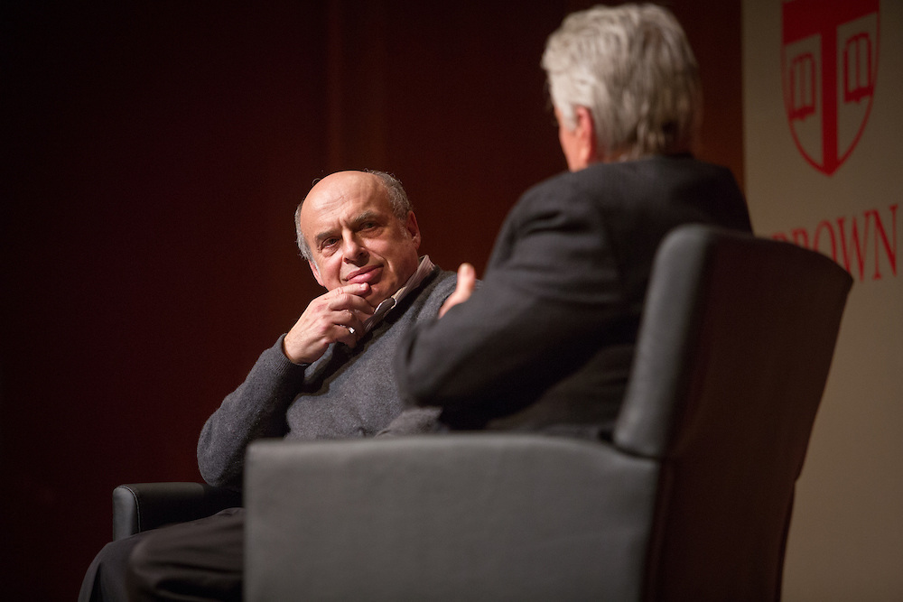 Appearing on January 28, 2016 at Brown University in Providence, Jewish Agency for Israel Chairman Natan Sharansky (left) and Hollywood legend Michael Douglas held a conversation on Jewish identity and pluralism. (Elan Kawesch/The Times of Israel) Appearing on January 28, 2016 at Brown University in Providence, Jewish Agency for Israel Chairman Natan Sharansky (left) and Hollywood legend Michael Douglas held a conversation on Jewish identity and pluralism. (Elan Kawesch/The Times of Israel)