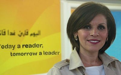 Educator Dr. Dalia Fadila, photographed in Tira (Courtesy)