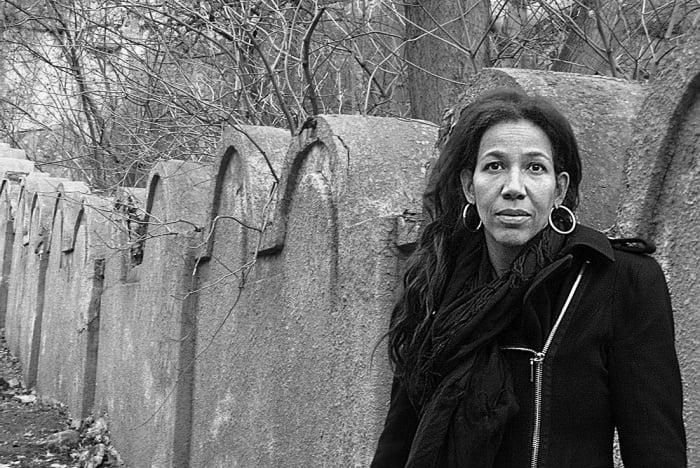 Jennifer Teege in front of the former Jewish ghetto in Krakow, Poland, from her 2015 book 'My Grandfather Would Have Shot Me' (courtesy) Jennifer Teege in front of the former Jewish ghetto in Krakow, Poland, from her 2015 book 'My Grandfather Would Have Shot Me' (courtesy)