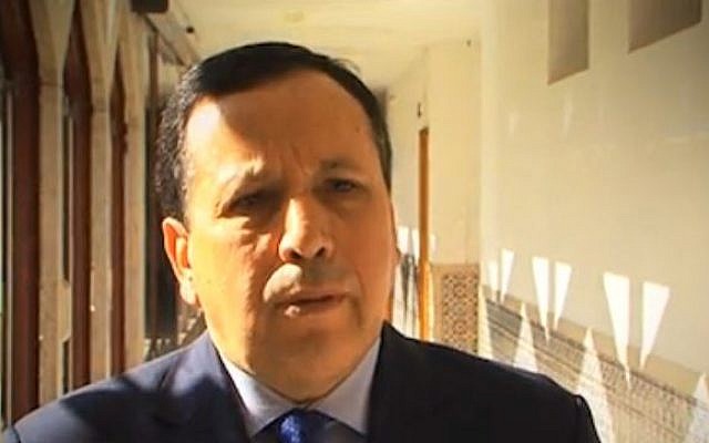 Tunisian Foreign Minister Khemaies Jhinaoui (screen capture: Dailymotion) Tunisian Foreign Minister Khemaies Jhinaoui (screen capture: Dailymotion)