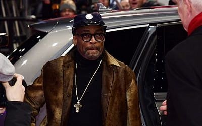 US director Spike Lee arrives for the screening of his film "Chi-Raq" presented out of competition at the 66th Berlin Film Festival in Berlin on February 26, 2016. (AFP / John MACDOUGALL)