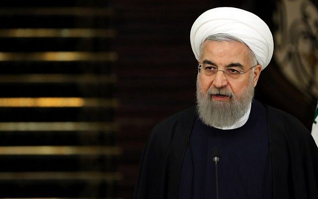 Iranian President Hassan Rouhani speaks during a press-conference in the capital Tehran, February 27, 2016. (AFP/ATTA KENARE) Iranian President Hassan Rouhani speaks during a press-conference in the capital Tehran, February 27, 2016. (AFP/ATTA KENARE)