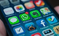 The WhatsApp platform has been used to circulate unsubstantiated rumors that Iran will attack Israel within the next 24-48 hours, April 30, 2018. (CC BY-SA/Jan Persiel, Flickr)