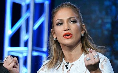 Jennifer Lopez participates in the "American Idol" panel at the Fox Winter TCA on Friday, Jan. 15, 2016, Pasadena, Calif. (Richard Shotwell/Invision/AP)