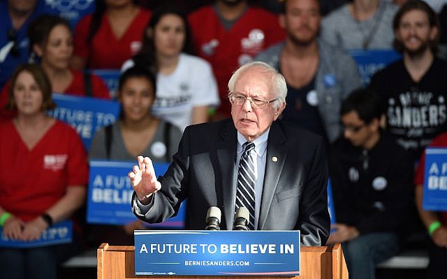 Democratic presidential candidate Sen. Bernie Sanders (D-VT) gives a concession speech in Henderson, Nevada, on February 20, 2016. (Ethan Miller/Getty Images) Democratic presidential candidate Sen. Bernie Sanders (D-VT) gives a concession speech in Henderson, Nevada, on February 20, 2016. (Ethan Miller/Getty Images)