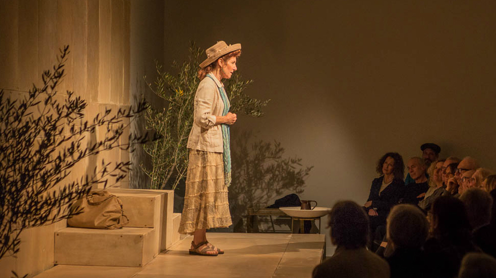 Lisa Robins plays bereaved mother Sherri Mandell in playwright/director Todd Salovey's 'The Blessing of a Broken Heart' in a February 2016 performance in Los Angeles. (Zachary Andrews) Lisa Robins plays bereaved mother Sherri Mandell in playwright/director Todd Salovey's 'The Blessing of a Broken Heart' in a February 2016 performance in Los Angeles. (Zachary Andrews)