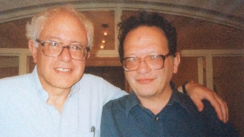 Larry Sanders, right, poses for a photograph with his younger brother Bernie in this undated image provided by Larry Sanders (Sanders Family via AP)
